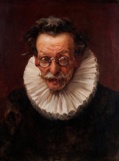 Porträt eines älteren Mannes im Stil der Herrschaft von Philipp IV. von José Llaneces